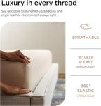 Threadmill Luxury 800 Thread Count 100% Cotton Sheets - Light Beige Sateen Weave Twin Size Bed-Sheets, Better Than Egyptian Cotton,3 Pc Solid Soft Bedding Set, Fits 15" Deep Pocket
