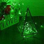 led Fairy Lights Waterproof 16.4ft String Lights Battery Operated for Wedding, Home, Garden, Party, Christmas Decoration (1pc, Green)