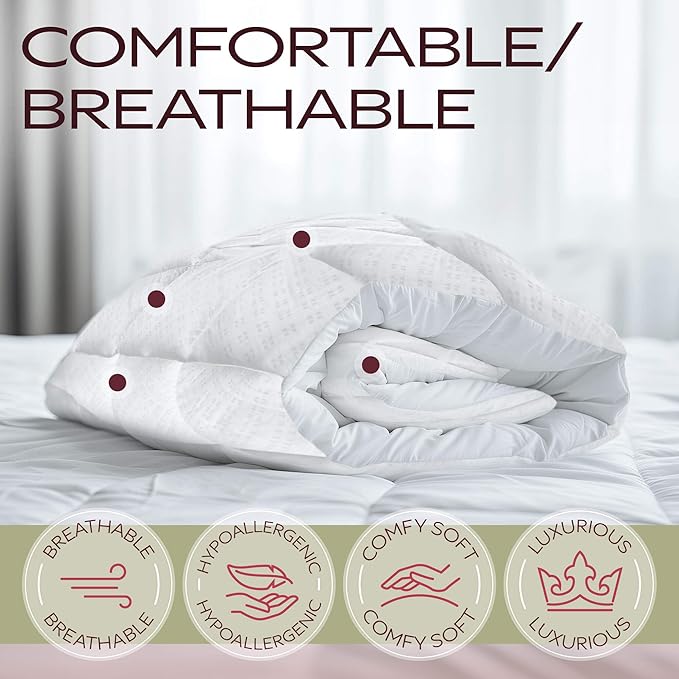 MAXI Twin Size Mattress Pad - Luxurious Cotton Sateen Mattress Protector - Soft, Comfortable, and Breatheable Mattress Cover - Mattress Pad Protects Mattress from Dust, Dirt, Spills, and Stains.