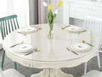 Deep Dream 1.5mm Thick 70 Inches Clear Round Table Protector, Round Table Cover, Tablecloth Protector, Table Protector for Dining Room Table & Office