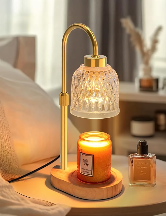 Candle Warmer Lamp with Timer Dimmable, Adjustable Lamp Candle Warmer, Birthday Gifts for Women Mom, Wax Warmer Lamp for Scented Jar, House Warming Gifts New Home Decor