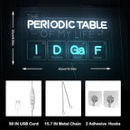 The Periodic Table of My Life Neon Sign, Dimmable Science-Themed Neon Light for Bedroom, Dorm, Geek Gifts