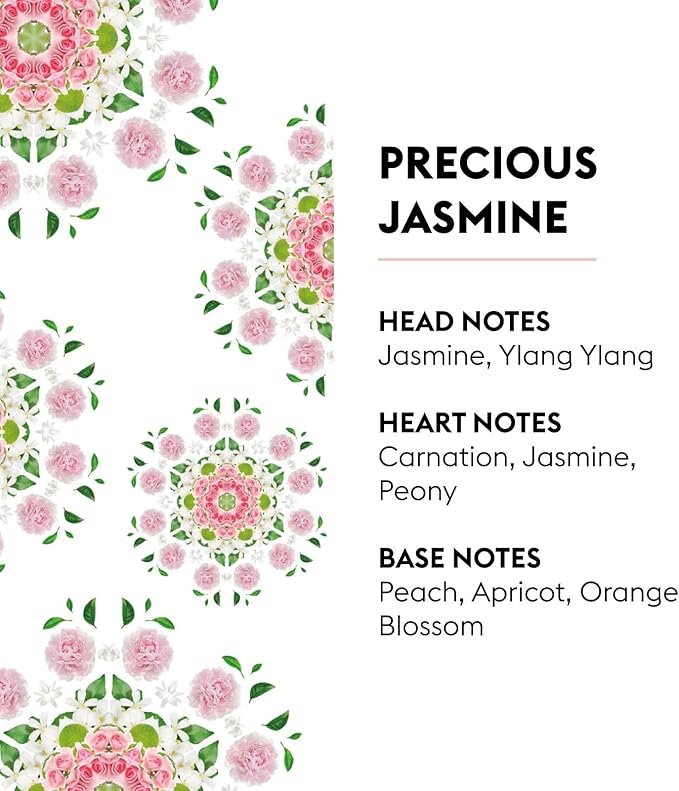 MAISON BERGER - Precious Jasmine - Lampe Berger Fragrance Refill for Home Fragrance Oil Diffuser - Air Freshener - 33.8 Fluid Ounces - 1 Liter