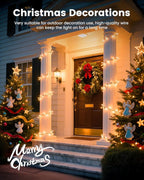 Minetom 100 Count 25 Feet Christmas String Lights, Incandescent Bulb Mini Lights for Outdoor Indoor Xmas Tree Birthday Wedding Party Festival Christmas Decorations Decor