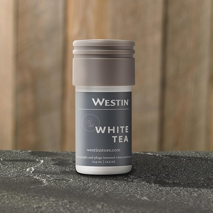 Westin Mini Home Diffuser Refill | Authentic White Tea Scent | Hotel Collection Refill Capsule | Up to 300 Hours | Notes of White Tea, Cedar, Vanilla | Waterless Fragrance for Plug-in Wall Diffusers