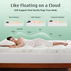 DOWNCOOL 3 Inch Memory Foam Mattress Topper King – Cooling Pillow Top Mattress Topper for Back Pain Relief, with Bamboo Viscose Air Layer, 1600 GSM Fill, Deep Pocket Fits 8–21 Inch