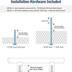 JOY DECOR 5 Pack Cabinet Handles, Gold Cabinet Pulls, 6-1/4 in Hole Center Kitchen Cabinet Handles, Stainless Steel T Bar Handles for Dresser Drawers
