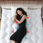 WhatsBedding 4 Inch Memory Foam Mattress Topper Twin Size for Pressure Relief, Extra Soft and Breathable Pillow Top Mattress Topper with 3D air mesh, Fluffy Shredded Memory Foam Filled，75 * 39 * 4in