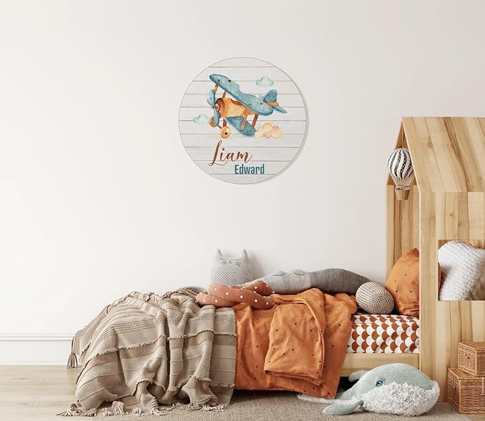 Custom Nursery Name Sign, Wooden Baby Name Sign, Baby Shower Gifts for Boys Girls, Door Hanger Kids Room, Name Sign for Bedroom Decor, Custom Door Sign for Baby, Name Room Door Sign