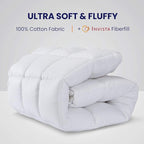 SLEEP ZONE Cotton Mattress Pad California King, Super Soft Pillow Top Mattress Topper, Thick Fluffy Mattress Cover Deep Pocket 8-21 inches, Cal King