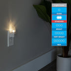 Lights by Night LED Night Light, Plug-in, Manual on/off , Warm White, UL-Certified, Energy Efficient, Ideal Nightlight for Bedroom, Bathroom, Nursery, Hallway, Kitchen, 11140