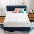 ZINUS 12 Inch Cloud Memory Foam Mattress, King, Fiberglass Free, Pressure Relieving, Mattress in A Box, CertiPUR-US Certified, White