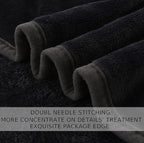 HOZY Soft Blanket Queen Size Fleece Warm Fuzzy Throw Blankets for The Bed Sofa Lightweight 350GSM Charcoal Grey 90"*90"