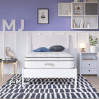 Modway Jenna 10” Innerspring and Memory Foam Twin XL Mattress With Individually Encased Coils, White