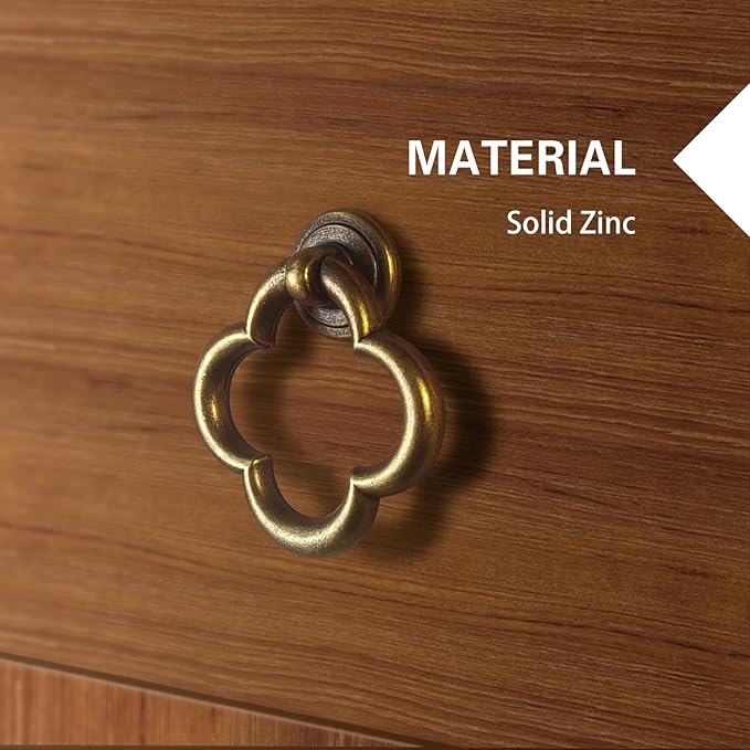 Cupboard Knobs Cabinet Knobs Drawer knobs, Zinc Alloy Gold Knobs for Dresser, Cupboard Knobs for Kitchen, Bathroom (Style E-2)