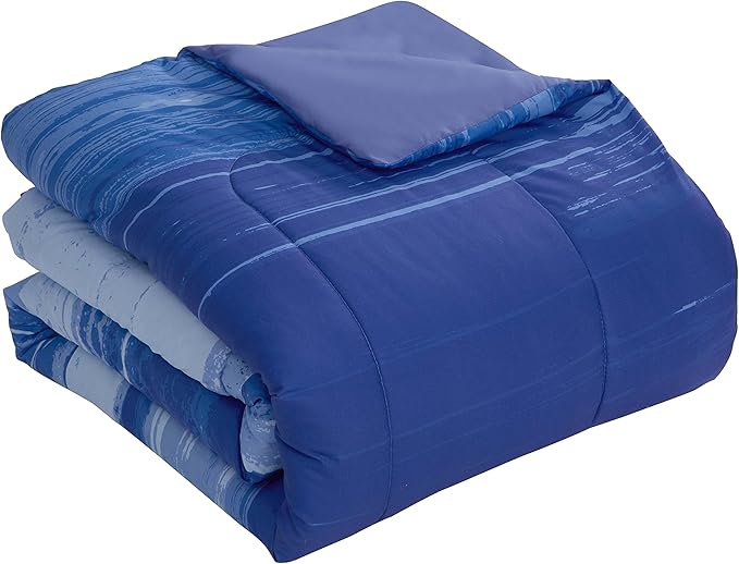 Sweet Home Collection 7 Piece Comforter Set Bag Solid Color All Season Soft Down Alternative Blanket & Luxurious Microfiber Bed Sheets, Siena, Full