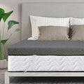 VALUXE 3 Inch Gel Memory Foam Mattress Topper Full Size High Density Cooling Pad Pressure Relief Bed Topper Grey (with Removable & Washable Bamboo Cover)