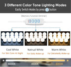 22.6ft Led Vanity Mirror Lights with 14 Dimmable Light Bulbs Makeup Vanity Lights for Big Long Mirror,Mirror Not Included