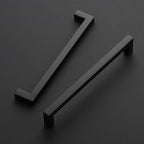Ravinte 14 Pack 8 Inch Kitchen Square Cabinet Handles Matte Black Pulls Black Drawer Pulls Kitchen Cabinet Hardware Handles