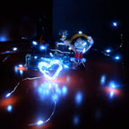 YJFWAL 24 Packs Fairy Lights Battery Operated, LED String Lights 10.2FT 30LEDs Waterproof Copper Wire Firefly Light, Mini Starry Moon Lights for DIY Crafts Wedding Party Christmas Decor (Cool White)