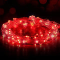 USB Powered Fairy Lights, 100 led 33 ft. USB Plug in Copper Wire USB String Lights for Bedroom Christmas Decoration Wedding Party Firefly Lights (Red,1 Pack)