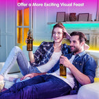 Led Lights 50ft Smart APP Control Music Sync Strip RGB Color Changing Led Lights for Bedroom Kitchen and Party