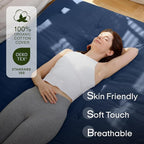 ZonLi Japanese Floor Futon Mattress Full Size 75"x 54", 100% Cotton Cover 2.5'' Thicken Tatami Mattress, Foldable Sleeping Pad, Portable Dormitory Tatami Mat, Roll Up Floor Lounger Bed for Adult