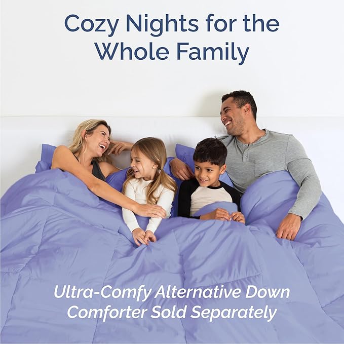 King 6 Piece Sheet Set - Comfy Breathable & Cooling - Ultra Soft Hotel Luxury Bedding Set w/ 8-16 Inch Deep Pockets - 1 Flat & 1 Fitted Sheet & 4 Pillowcases - Wrinkle Free and Easy Care - Lavender