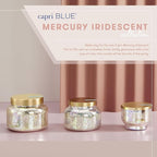 Capri Blue Reed Diffuser - Reed Diffuser Set Includes Scented Oil, Sticks, and Mercury Iridescent Glass Bottle - Home Decor Room Fresheners - Pineapple Flower (5.7 fl oz)