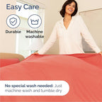 Cal King 6 Piece Sheet Set - Comfy Breathable & Cooling - Ultra-Soft Hotel Luxury Bedding Set with 8-16 Inch Deep Pockets - 1 Flat & 1 Fitted Sheet & 4 Pillowcases - Wrinkle Free & Easy Care - Coral