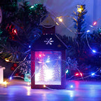 Minetom Fairy Lights Battery Operated, 5 Pack 7 FT 20 LED String Lights with Timer, Waterproof Silver Wire Fairy Lights for Bedroom Christmas Home Party Wedding Decorations, Multicolor