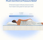 California Design Den King Mattress Topper, Thick Cooling Pillow Top Mattress Topper King for Restful Sleep, 900 GSM Fill, Breathable & Gentle on Skin