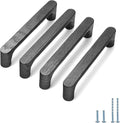 Black Round 5 in 4 pcs Wooden Drawer Pulls Handle pulls for cabinets Kitchen Cabinet Drawer pulls Cabinet Door Pull