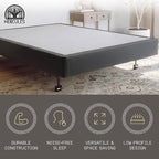 Hercules 8 Inch High Profile Foundation Mattress Box Spring Replacement, Full