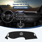 Dashboard Cover Mat Custom Fit for Honda HR-V 2023 2024 2025 Dash Cover Nonslip Dash Mat Protector Sunshade No Glare Black