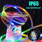 LED Rope Lights Battery Operated String Lights-40Ft 120 LEDs 8 Modes Outdoor Waterproof Fairy Lights Dimmable/Timer with Remote for Camping Party Garden Holiday Decoration