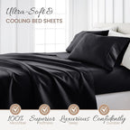 Linen Market Brushed Microfiber Twin Sheet Set 3 Piece – Oeko-TEX Certified Ultra Soft & Wrinkle-Free - 16" Deep Pocket Sheets - Easy Care Twin Size - Black
