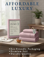 LANE LINEN 100% Organic Cotton Twin XL Bed Sheets Set, Machine Wash Fully Elasticized Twin XL Sheet Sets, Luxury Hotel Percale Bedding Sheet & Pillowcases, Soft & Comfy -Sepia Rose