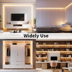 iNextStation 32.8ft/10M Warm White LED Strip Light, 24V 2835 SMD 600 LEDs Flexible Cuttable Waterproof LED Tape Light for Bedroom Kitchen Cabinet Wardrobe TV (Power Adapter not Included)