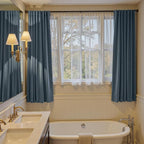 Lazzzy Velvet Blackout Curtains Thermal Insulated Room Window Drapes Super Soft Luxury Curtains for Living Room Bedroom Rod Pocket 2 Panels, Dark Slate, 52" W x 72" L