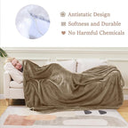 Soft King Size Blanket for All Season Warm Fuzzy Microplush Lightweight Thermal Fleece Summer Autumn Fall Winter Spring Blankets for King Calking Bed Couch Sofa,90x108 Inches,Taupe