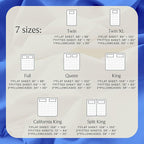 LuxClub 4 PC Sheet Set Bed Sheets Deep Pockets 16" Eco Friendly Wrinkle Free Cooling Machine Washable Hotel Bedding Silky Soft - Marine Blue Queen