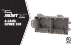Southwire MSB1G One Gang Device Box with Depth Adjustable, Heavy Duty 42lb