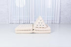 Leewadee Comfortable Japanese Floor Mattress - Thai Floor Bed with Triangle Cushion - Futon Mattress - XL Extra Long Thai Massage Mat, 89 x 20 inches, Ecru, Kapok Filling
