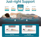 CHOKIT Queen Mattress Topper, Extra Thick Pillow Top Mattress Pad for Back Pain Relief, Cooling Bed Topper Mattress Cover with 8-21 Inch Deep Pocket