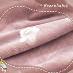 Exclusivo Mezcla Fleece Throw Blanket for Couch, Super Soft and Warm Blankets, Dusty Pink Throw All Season Use, Cozy, Plush, Lightweight, 40x50 Inches