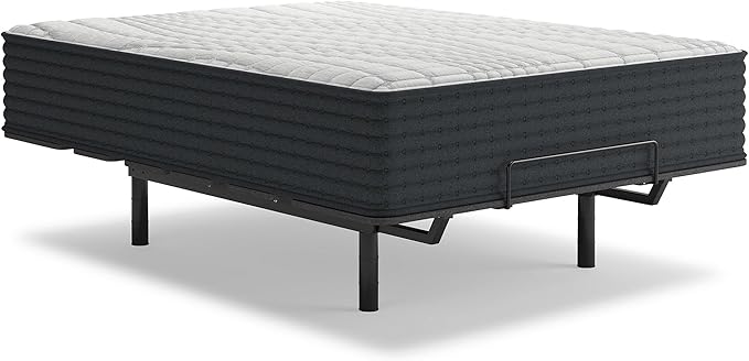 Signature Design by Ashley Hybrid 1300 13 Inch Plush Gel Memory Foam Mattress with Edge Support for Pressure Relief, Queen, Fiberglass Free, Mattress in A Box
