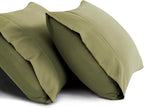 Sweet Home Collection 5 Piece Comforter Set Bag Solid Color All Season Soft Down Alternative Blanket & Luxurious Microfiber Bed Sheets, Sage, Twin (Pack of 4)