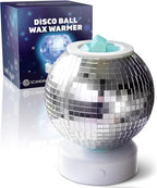 SCANDINORDICA Disco Ball Wax Warmer Rotating with Colors Changing Night Light, Cute Scent Oil Candle Wax Melts Warmer for Home, Disco Candle Warmer Wax Melter | Disco Ball Decor for Home