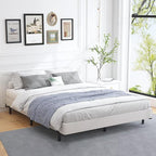 ALDRICH 5 Inch Heavy Duty Metal Box Spring Mattress Foundation 3000lbs Max Weight Capacity/Non-Slip/No Noise/Easy Assembly/Easy Clean Cover,King